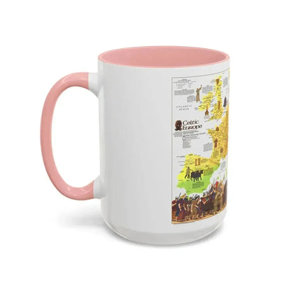 Europe - Celtic (1977) (Map) Accent Coffee Mug - Go Mug Yourself