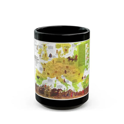 Europe - Celtic (1977) (Map) Black Coffee Mug 15oz - Go Mug Yourself