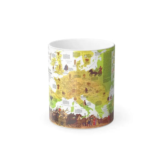 Europe - Celtic (1977) (Map) Color Changing Mug 11oz Default Title 11oz - Go Mug Yourself