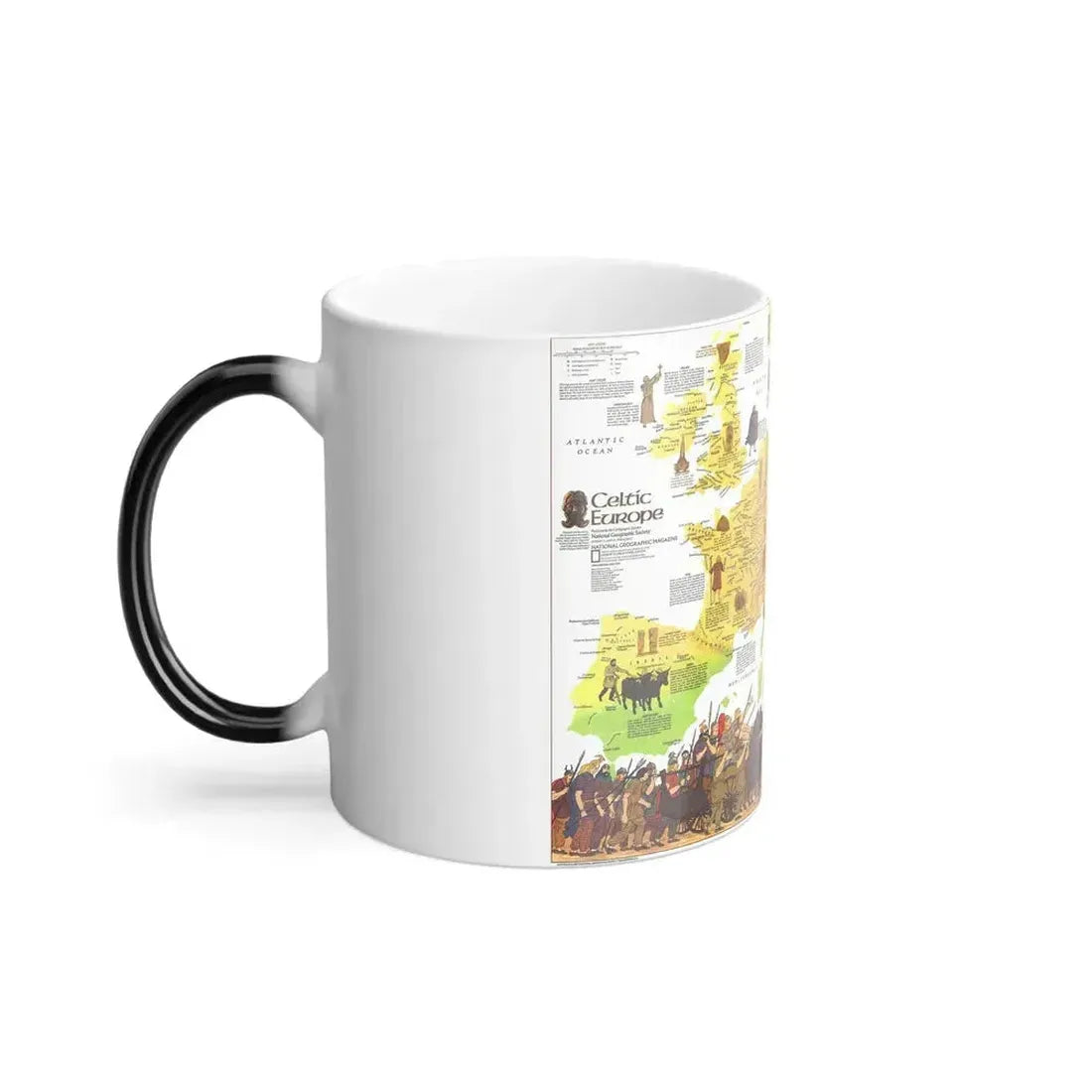 Europe - Celtic (1977) (Map) Color Changing Mug 11oz - Go Mug Yourself