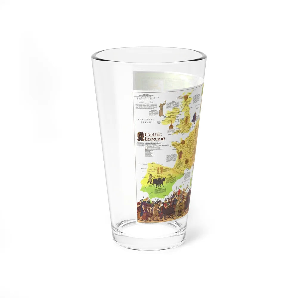 Europe - Celtic (1977) (Map) Pint Glass 16oz-Go Mug Yourself