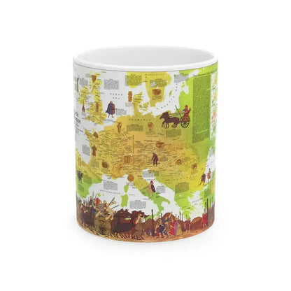 Europe - Celtic (1977) (Map) White Coffee Mug 11oz - Go Mug Yourself