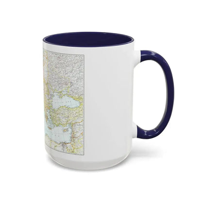 Europe, Central & Mediterranean Sept-1st (1939) (Map) Accent Coffee Mug - Go Mug Yourself
