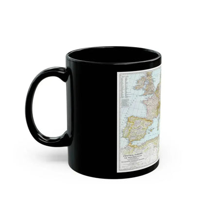 Europe, Central & Mediterranean Sept-1st (1939) (Map) Black Coffee Mug - Go Mug Yourself