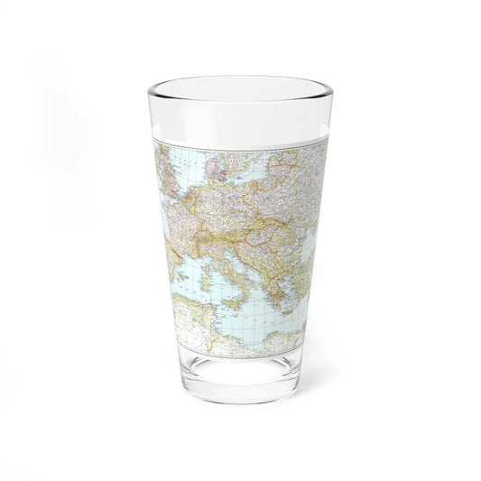 Europe, Central & Mediterranean Sept-1st (1939) (Map) Pint Glass 16oz-16oz-Go Mug Yourself