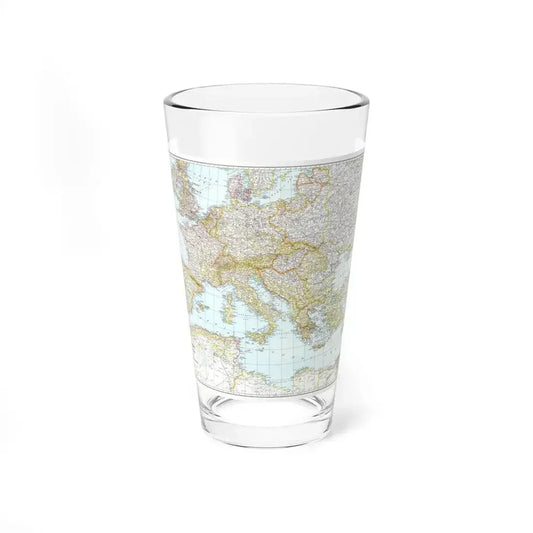 Europe, Central & Mediterranean Sept-1st (1939) (Map) Pint Glass 16oz 16oz - Go Mug Yourself