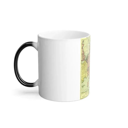 Europe, Central & the Balkan States (1915) (Map) Color Changing Mug 11oz - Go Mug Yourself