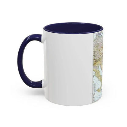 Europe - Central & the Balkan States (1951) (Map) Accent Coffee Mug - Go Mug Yourself