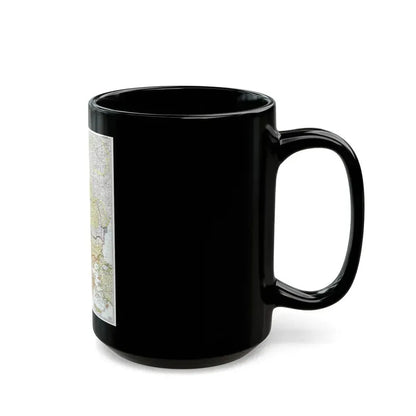Europe - Central & the Balkan States (1951) (Map) Black Coffee Mug - Go Mug Yourself