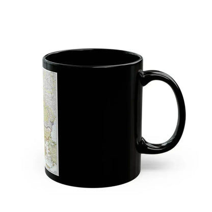 Europe - Central & the Balkan States (1951) (Map) Black Coffee Mug - Go Mug Yourself