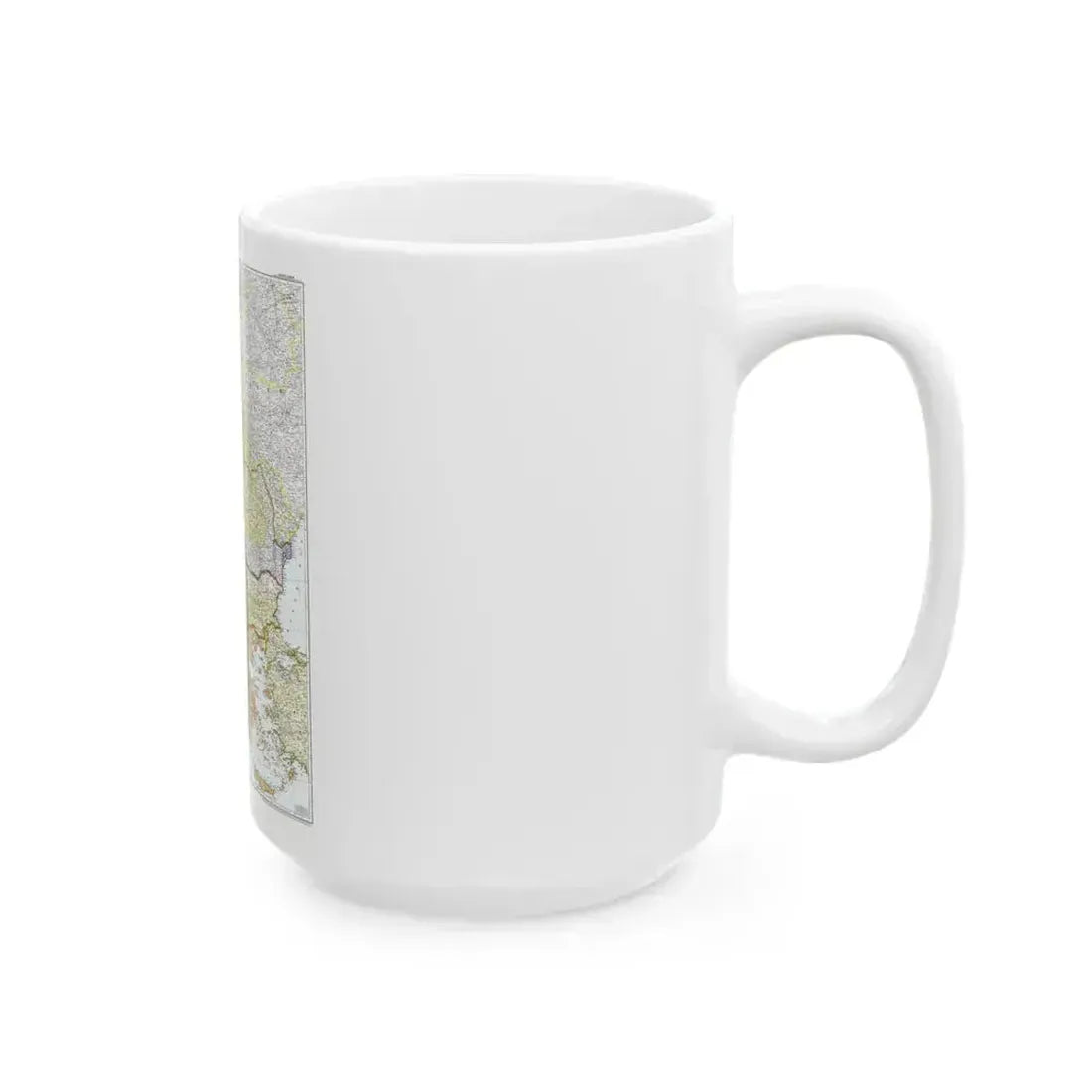 Europe - Central & the Balkan States (1951) (Map) White Coffee Mug - Go Mug Yourself