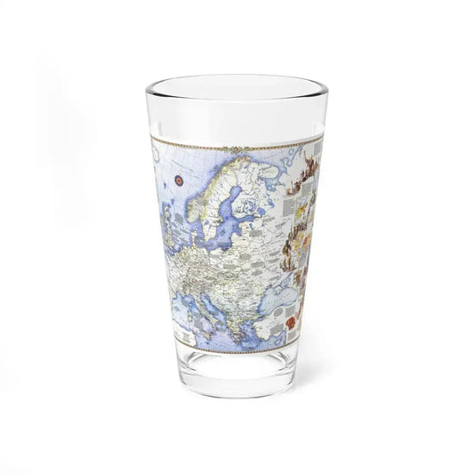 Europe - History The Major Turning Points (1983) (Map) Pint Glass 16oz 16oz - Go Mug Yourself