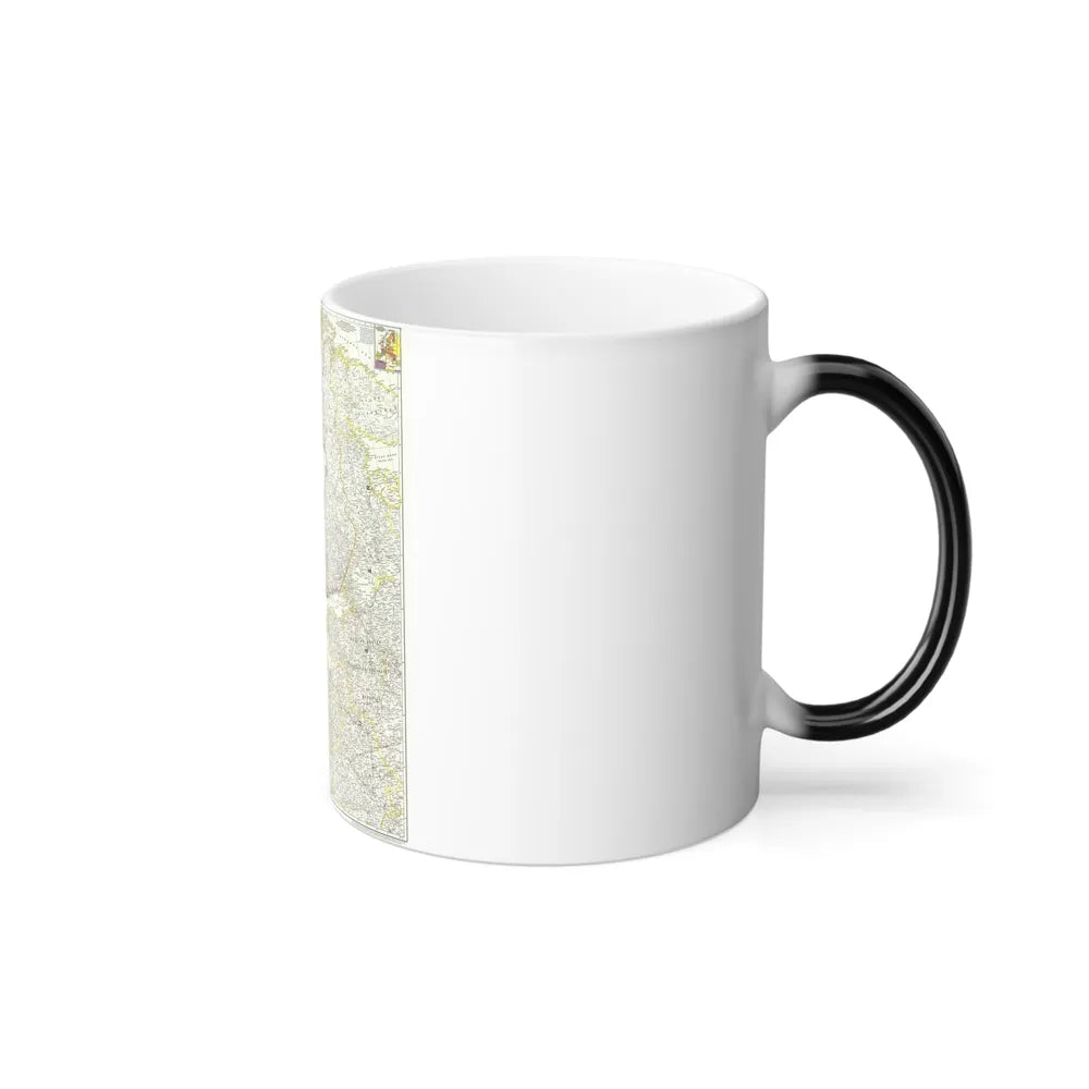 Europe, Northern (1954) (Map) Color Changing Mug 11oz-Go Mug Yourself