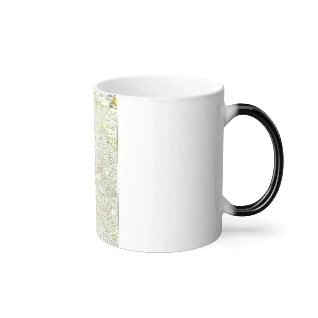 Europe, Northern (1954) (Map) Color Changing Mug 11oz - Go Mug Yourself
