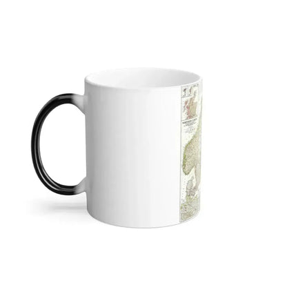 Europe, Northern (1954) (Map) Color Changing Mug 11oz - Go Mug Yourself