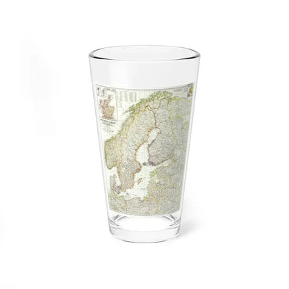 Europe, Northern (1954) (Map) Pint Glass 16oz 16oz - Go Mug Yourself