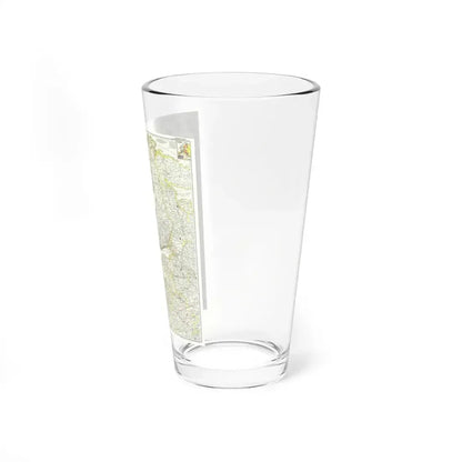 Europe, Northern (1954) (Map) Pint Glass 16oz - Go Mug Yourself