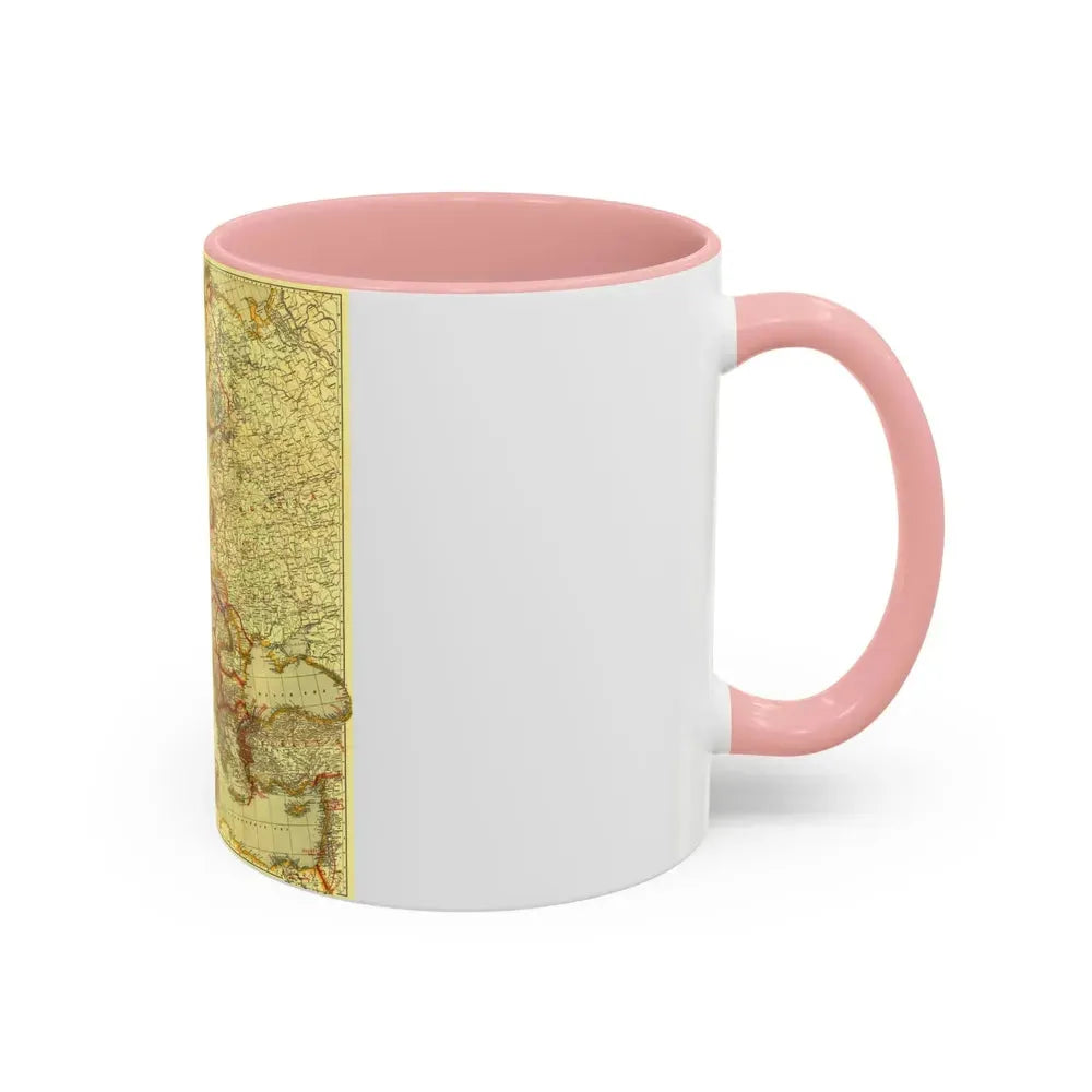 Europe, Peace Conference at Paris (1920) (Map) Accent Coffee Mug - Go Mug Yourself