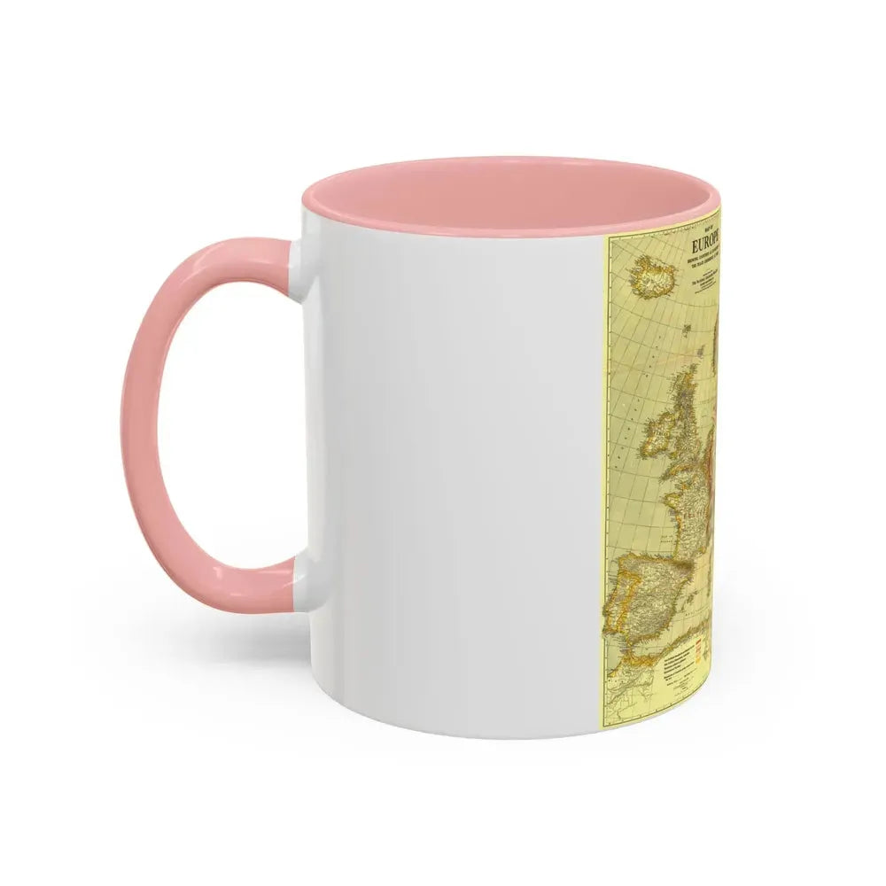 Europe, Peace Conference at Paris (1920) (Map) Accent Coffee Mug - Go Mug Yourself