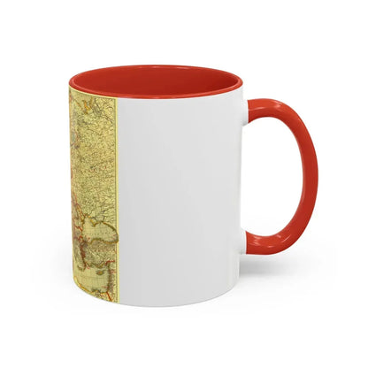 Europe, Peace Conference at Paris (1920) (Map) Accent Coffee Mug - Go Mug Yourself