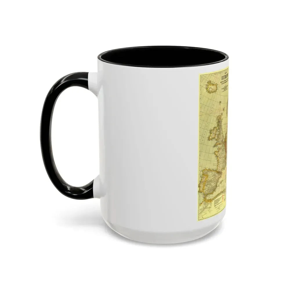 Europe, Peace Conference at Paris (1920) (Map) Accent Coffee Mug - Go Mug Yourself