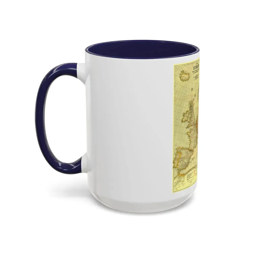 Europe, Peace Conference at Paris (1920) (Map) Accent Coffee Mug - Go Mug Yourself
