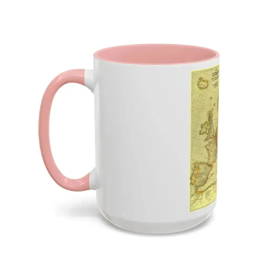 Europe, Peace Conference at Paris (1920) (Map) Accent Coffee Mug - Go Mug Yourself