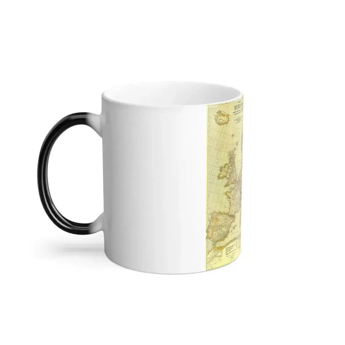 Europe, Peace Conference at Paris (1920) (Map) Color Changing Mug 11oz - Go Mug Yourself