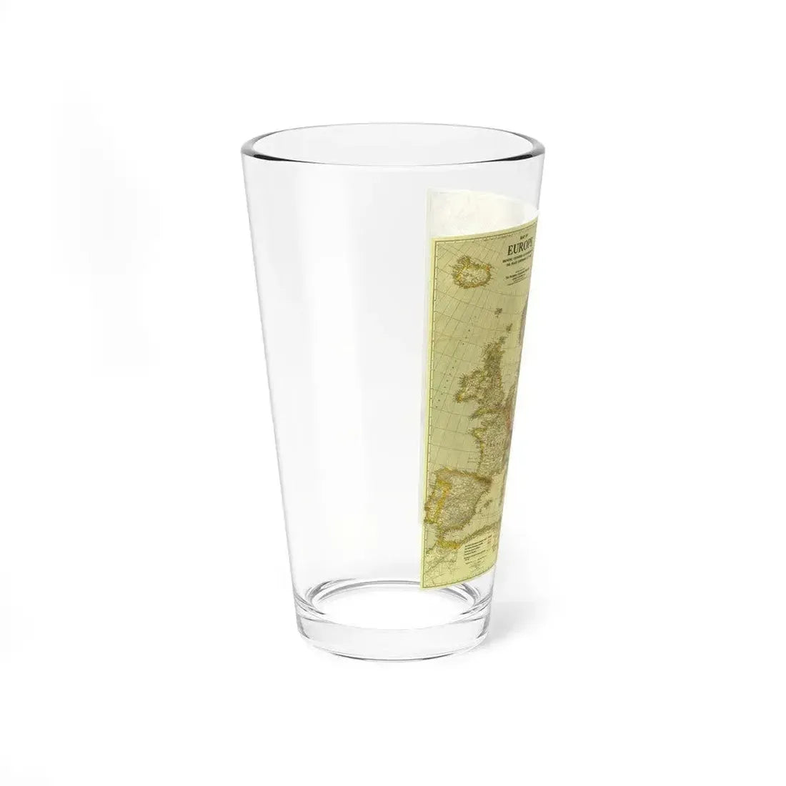 Europe, Peace Conference at Paris (1920) (Map) Pint Glass 16oz - Go Mug Yourself