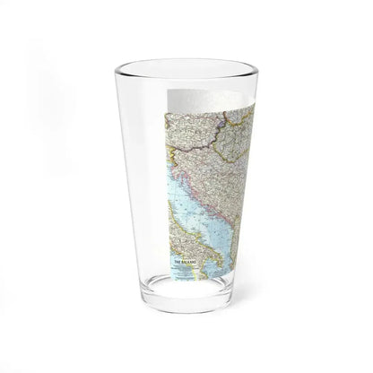 Europe - The Balkans (1962) (Map) Pint Glass 16oz - Go Mug Yourself