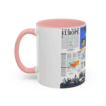 Europe, The New (1992) (Map) Accent Coffee Mug - Go Mug Yourself