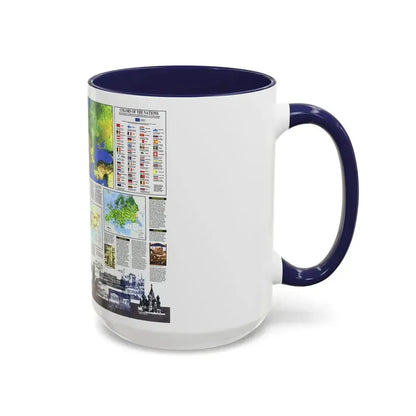 Europe, The New (1992) (Map) Accent Coffee Mug - Go Mug Yourself
