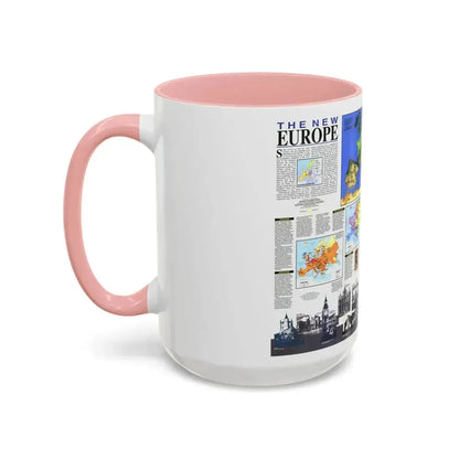 Europe, The New (1992) (Map) Accent Coffee Mug - Go Mug Yourself