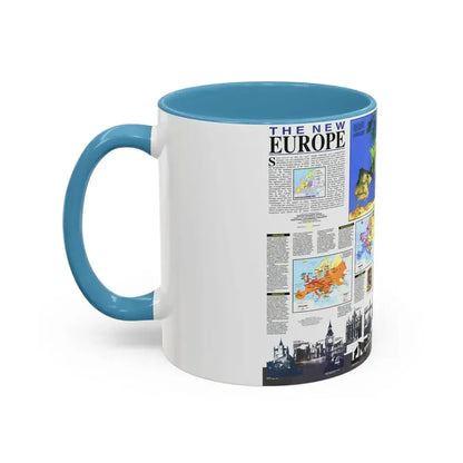 Europe, The New (1992) (Map) Accent Coffee Mug - Go Mug Yourself