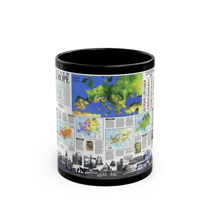 Europe, The New (1992) (Map) Black Coffee Mug 11oz - Go Mug Yourself