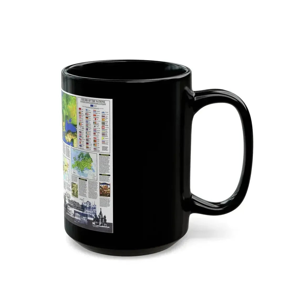 Europe, The New (1992) (Map) Black Coffee Mug - Go Mug Yourself