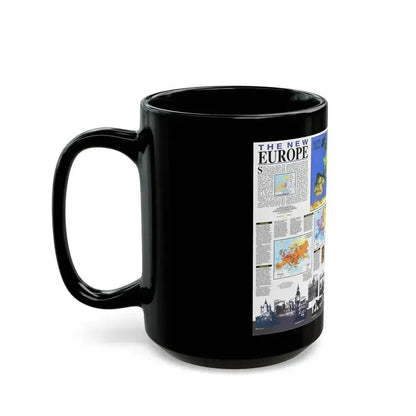 Europe, The New (1992) (Map) Black Coffee Mug - Go Mug Yourself