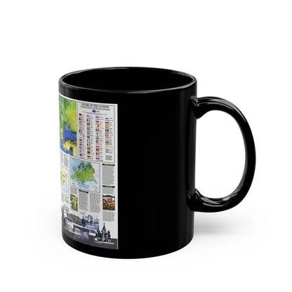 Europe, The New (1992) (Map) Black Coffee Mug-Go Mug Yourself