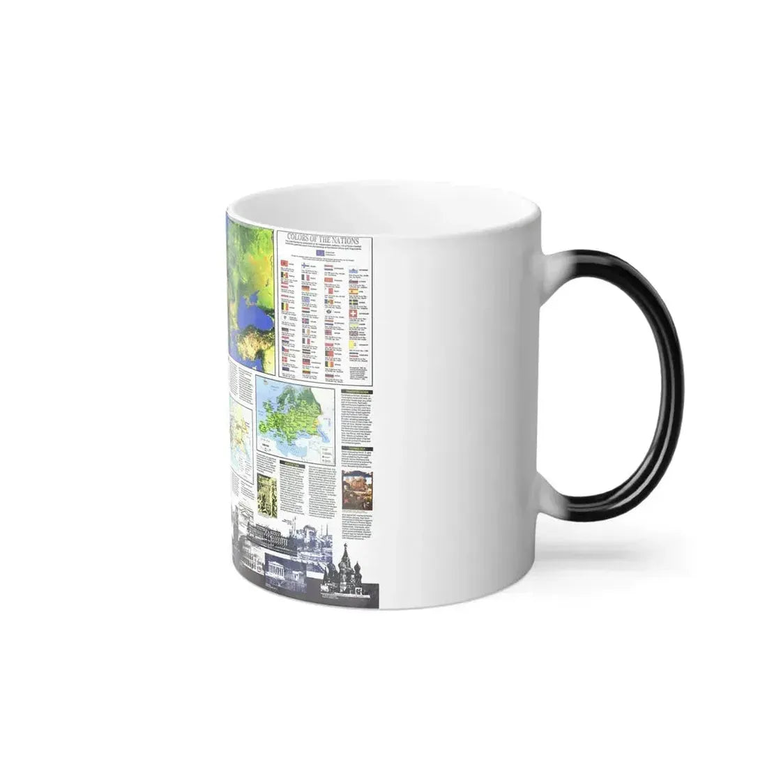 Europe, The New (1992) (Map) Color Changing Mug 11oz - Go Mug Yourself