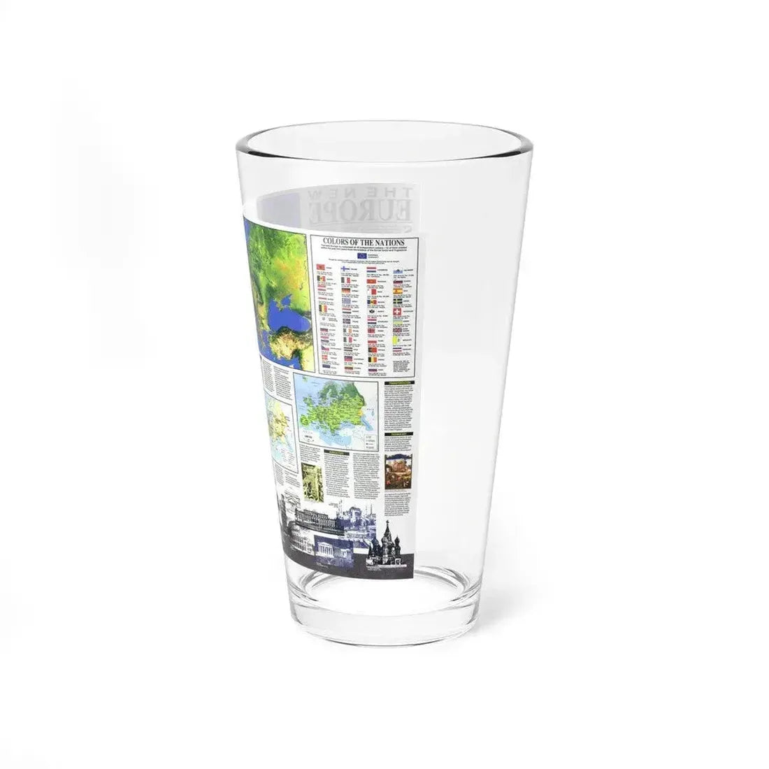 Europe, The New (1992) (Map) Pint Glass 16oz - Go Mug Yourself