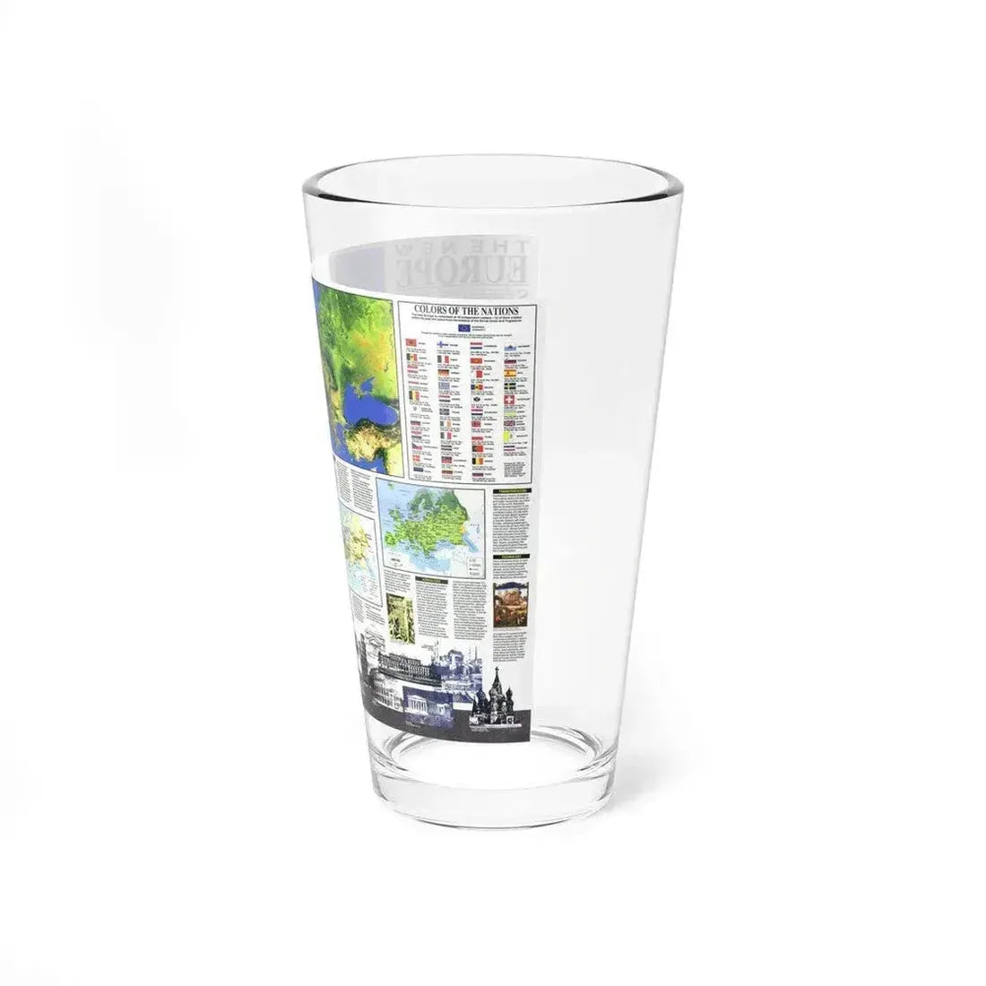Europe, The New (1992) (Map) Pint Glass 16oz - Go Mug Yourself
