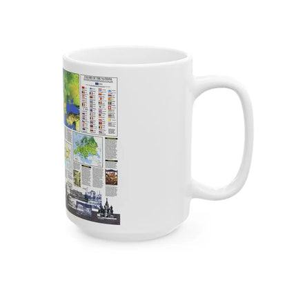 Europe, The New (1992) (Map) White Coffee Mug-Go Mug Yourself