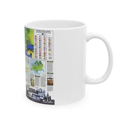 Europe, The New (1992) (Map) White Coffee Mug-Go Mug Yourself