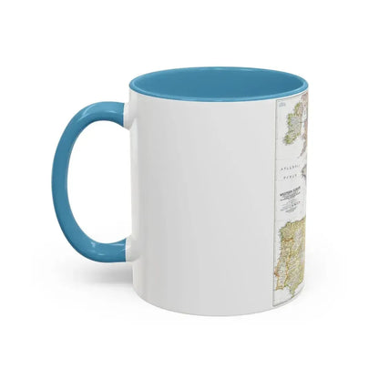 Europe, Western (1950) (Map) Accent Coffee Mug - Go Mug Yourself