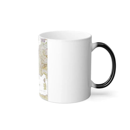 Europe, Western (1950) (Map) Color Changing Mug 11oz-Go Mug Yourself