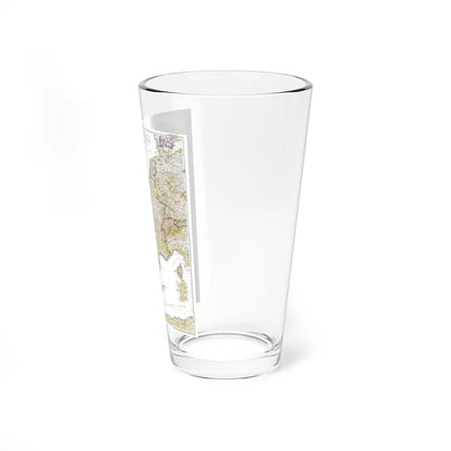 Europe, Western (1950) (Map) Pint Glass 16oz-Go Mug Yourself