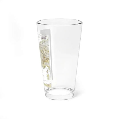 Europe, Western (1950) (Map) Pint Glass 16oz - Go Mug Yourself