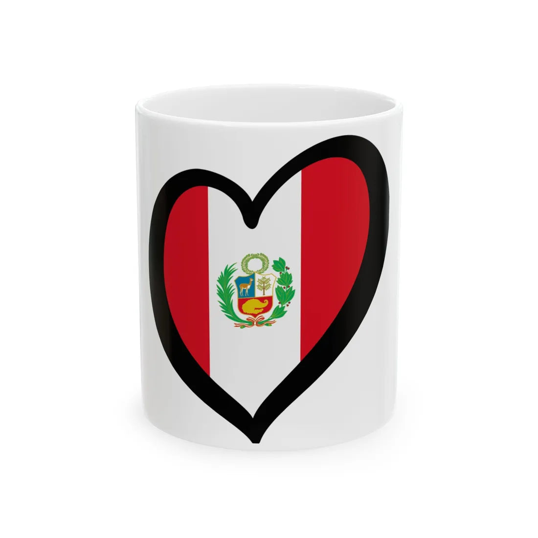 EuroPeru 1825-1884 (Peru) White Coffee Mug 11oz - Go Mug Yourself