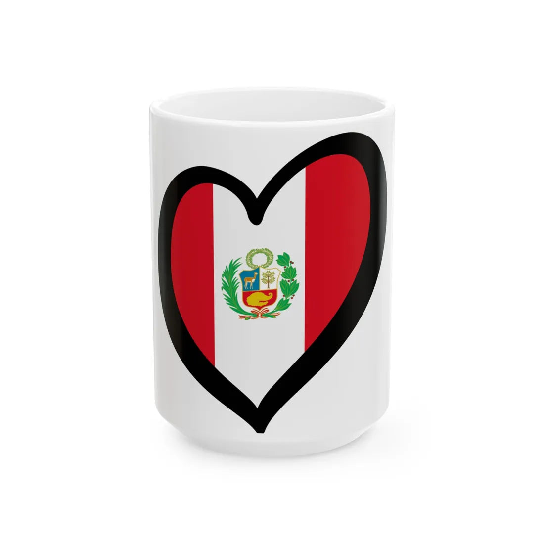EuroPeru 1884-1950 (Peru) White Coffee Mug 15oz - Go Mug Yourself