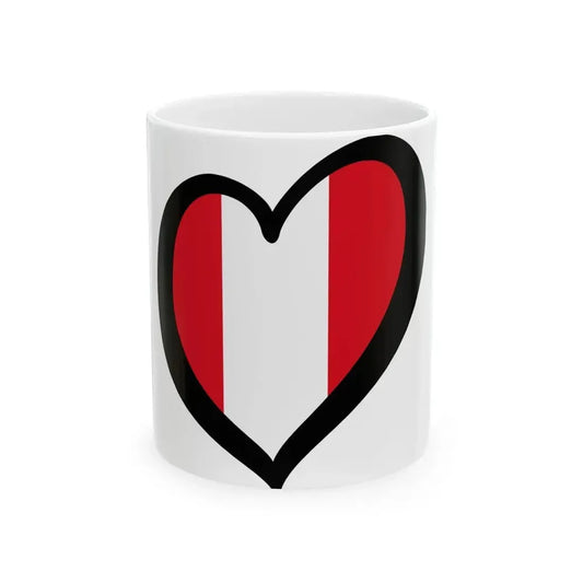 EuroPeru (Peru) White Coffee Mug 11oz - Go Mug Yourself